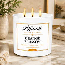 Load image into Gallery viewer, Orange Blossom 3-Wick Candle