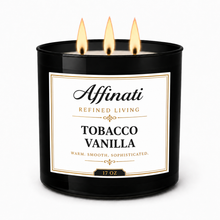 Load image into Gallery viewer, Tobacco Vanilla 3-Wick Candle