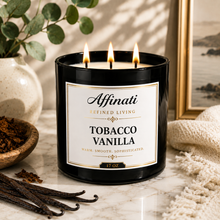Load image into Gallery viewer, Tobacco Vanilla 3-Wick Candle