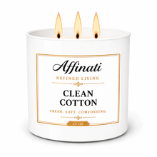 Load image into Gallery viewer, Clean Cotton 3-Wick Candle
