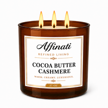 Load image into Gallery viewer, Cocoa Butter Cashmere 3-Wick Candle
