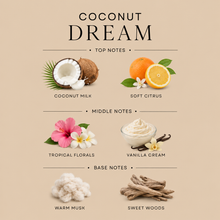 Load image into Gallery viewer, Coconut Dream 3-Wick Candle
