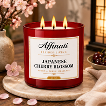 Load image into Gallery viewer, Japanese Cherry Blossom 3-Wick Candle
