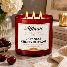 Load image into Gallery viewer, Japanese Cherry Blossom 3-Wick Candle

